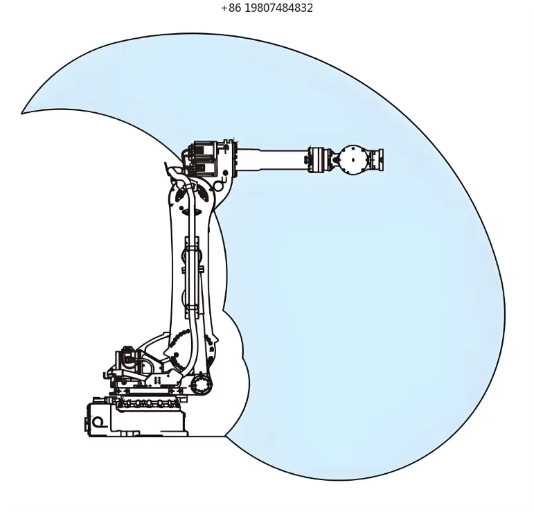 Used High Speed Industrial Robots, 6-axis 180kg Load 2702mm Arm Extension for Heavy Industrial Use Hot Sale