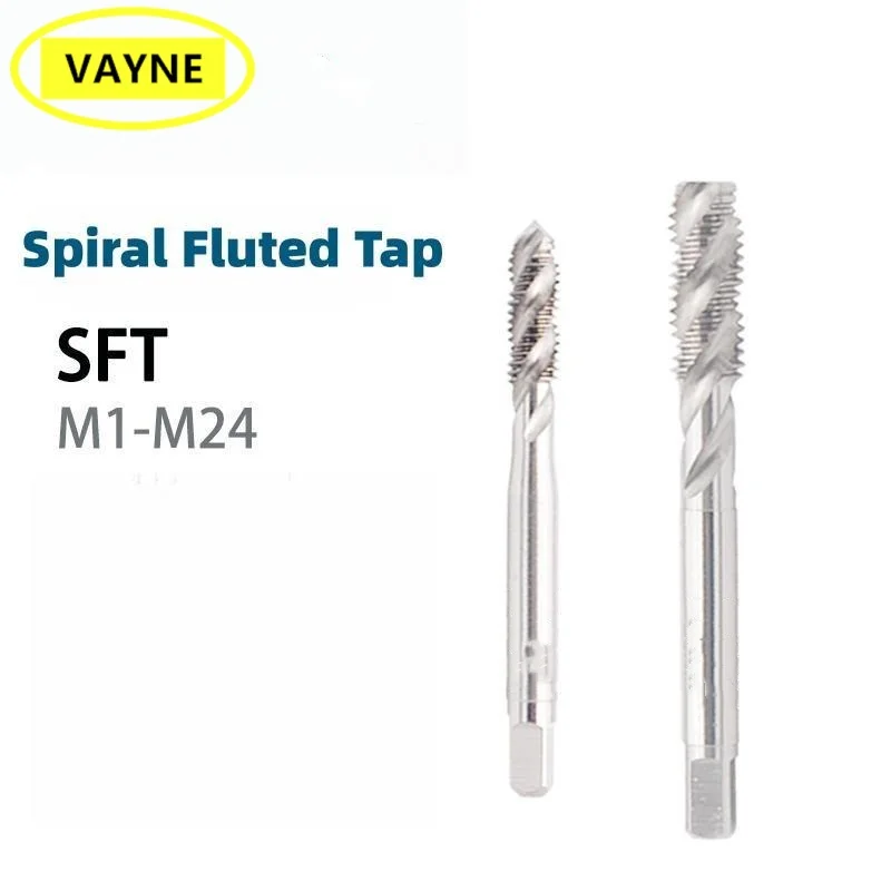 

VAYNE HSSE Metric Spiral Fluted Tap M1M2M2.5M3M4M5M6M8M10M12M14M16 X0.25 0.35 0.45 1.25 1 1.75 Machine Screw Fine Thread Taps