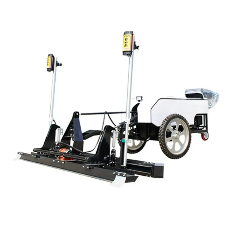 Walk behind Concrete Laser Screed Laser Leveling Machine Heavy Duty High Precision for Storage Factory Floor 3m Width