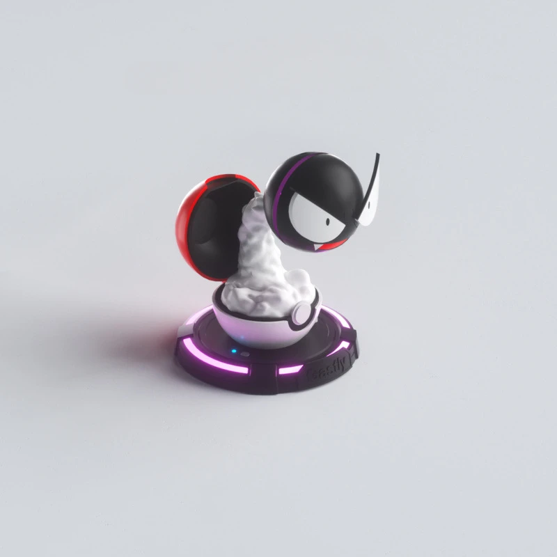 Pokemon Gastly Usb увлажнитель воздуха аниме водяной туман диффузор для ароматерапии настольный увлажнитель творческая атмосфера освещение подарки