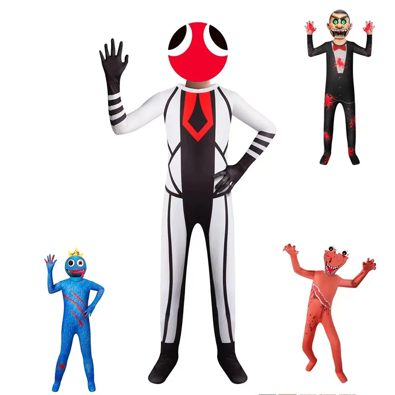 

Costumes Kids Game Rainbow Friend Halloween Cosplay Anime Bodysuit Boys Jumpsuits Girls Fancy Mardi Gras Birthday Party Clothing