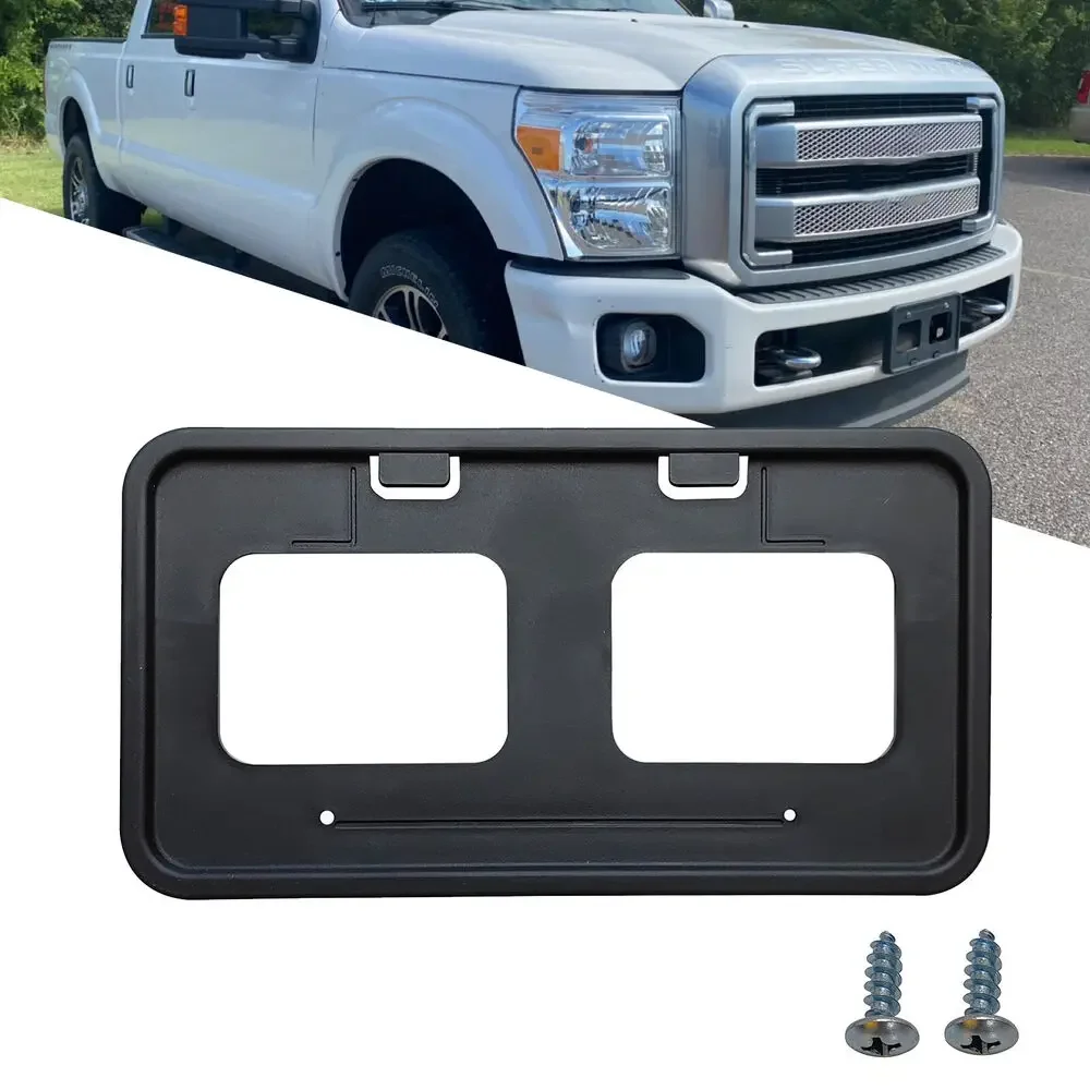 

For Ford F250 Super Duty 2011-2016 Front License Plate Tag Bracket Holder Frame