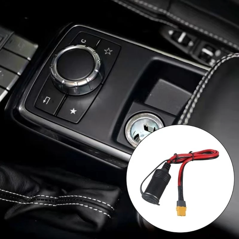 

Q5WA 30A Car Adapter CordXT60 Female to Car Outlet Socket Female Port