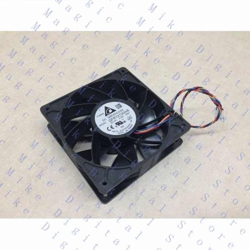 UU لمروحة تبريد دلتا DC12V 2.7A 120*120*38 مللي متر 12038 4pin حجم هواء عالي