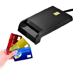 DM-65 Smart USB Card Reader Tax Reporting Bank Card ID Card SIM IC ATM ID CAC Smart Card Reader