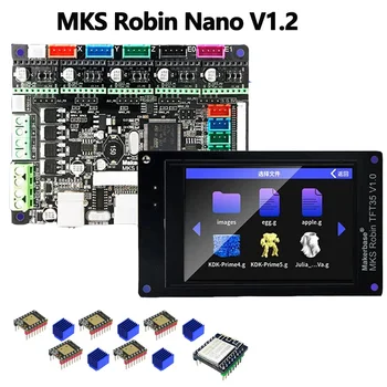 MKS Robin Nano V3.1/V1.2 Control Board 3D Printer 32 Bit Controller Kit Support TS35 Touch Screen Motherboard