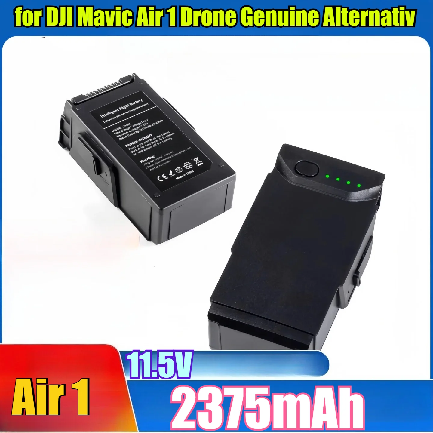 

2375mAh Mavic Air 1 Extended Battery - High Capacity Li-ion Power Pack Replacement for DJI Mavic Air 1 Drone Genuine Alternativ