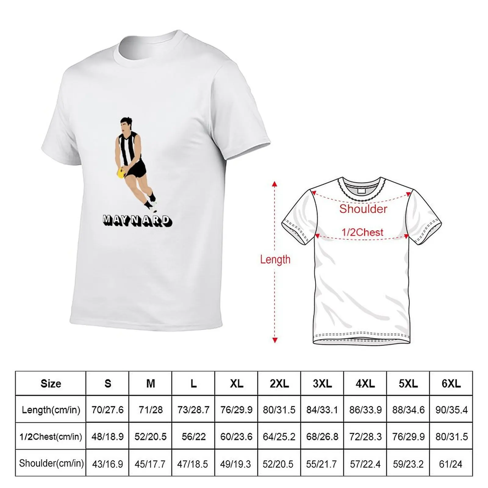 Brayden Maynard Collingwood T-Shirt kawaii clothes oversizeds heavyweight t shirts for men