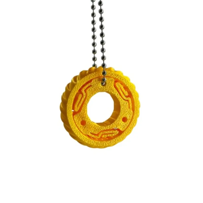 Fidget Roller Paragraph Ring Rotating Mechanical Slider 3D Printed Push Card Keychain EDC Stress Relief Sensory Toy Anti Anxiety