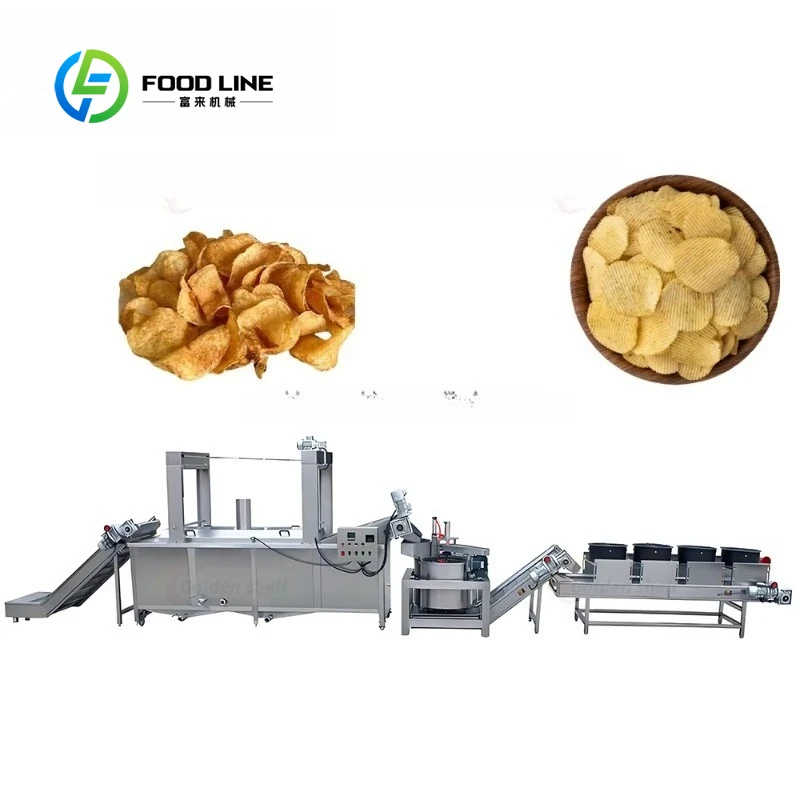 Industrial small French fries production line Semi-automatic frozen French fries potato chips production line