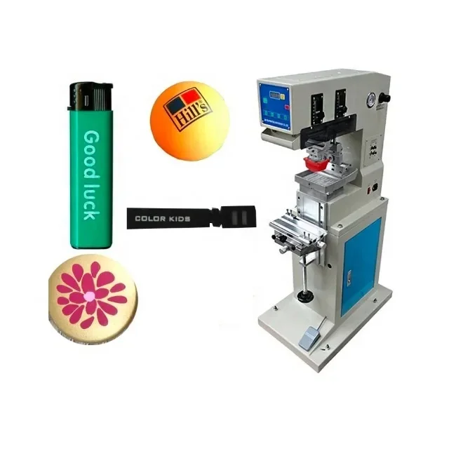 1 2 3 4 colors manual tampography pad printing printer machine for ceramic dishes golf ball mouse bottle cap saucer automatic