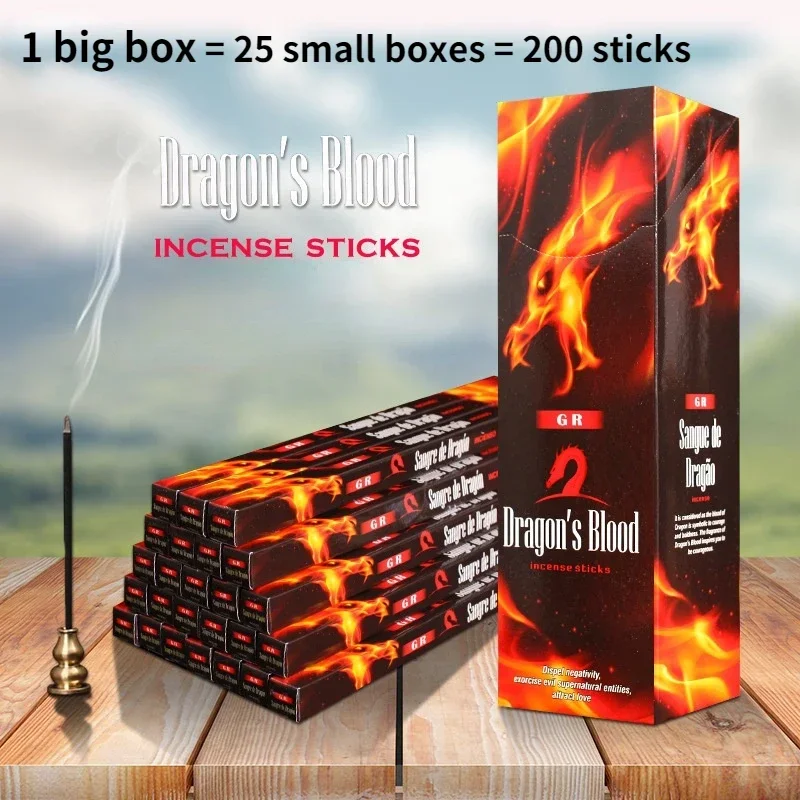 Indian 200 Sticks Incense Dragon's Blood Lavender India Aromatherapy Line Herbal Insence Fragrance Small Companies Supplies