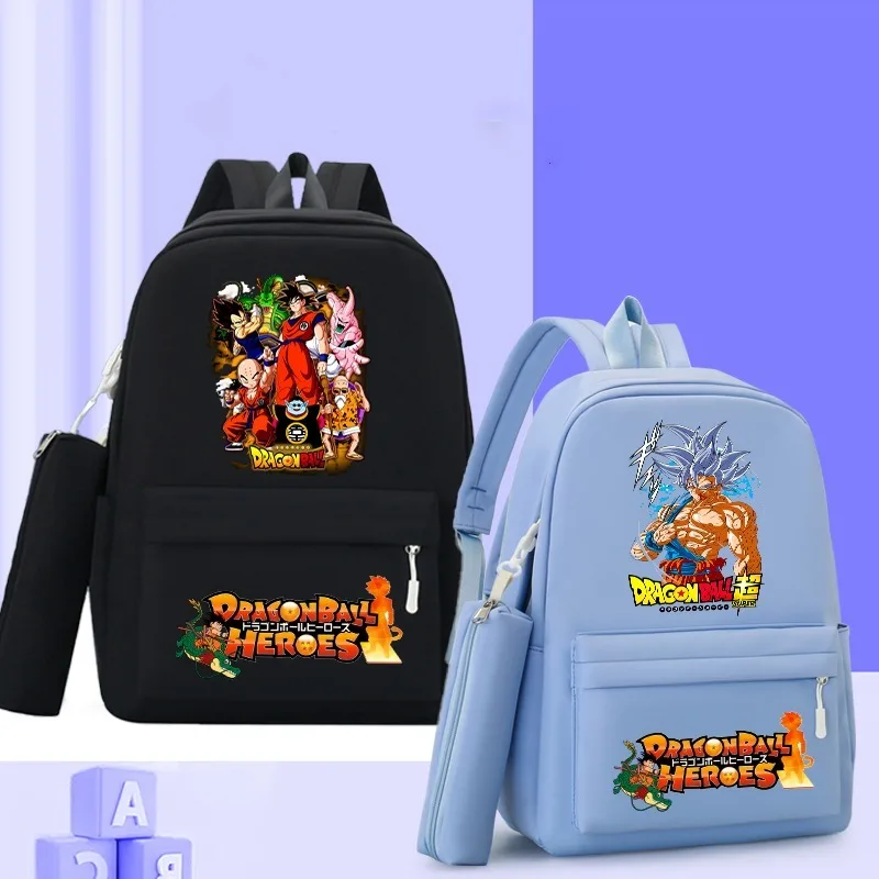 

Dragon Ball Backpacks Cute Goku Cartoon Anime Pattern Printed Backpack Students Portable Schoolbag Back To School Party Gifts