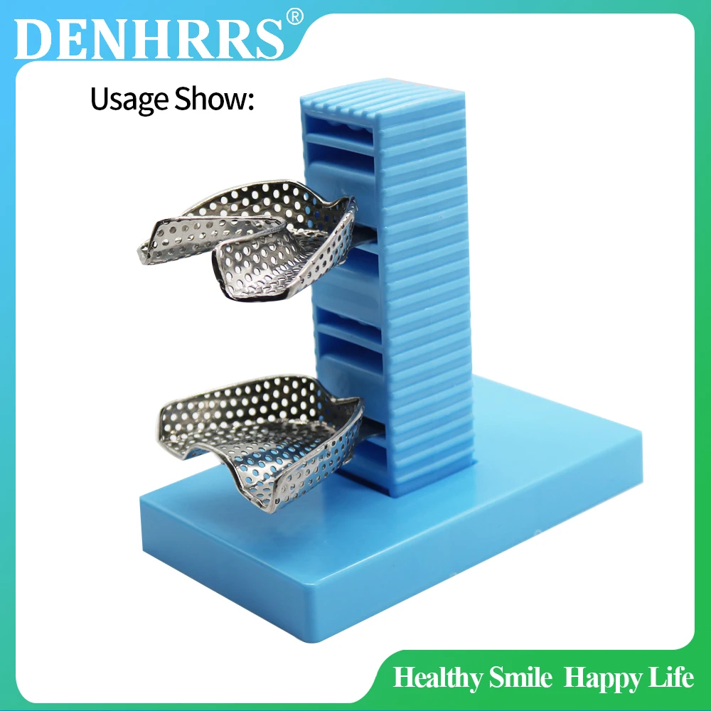 

1Pc Dental Impression Trays Plastic Teeth Holder Stand Tooth Tray Rack Placement Case