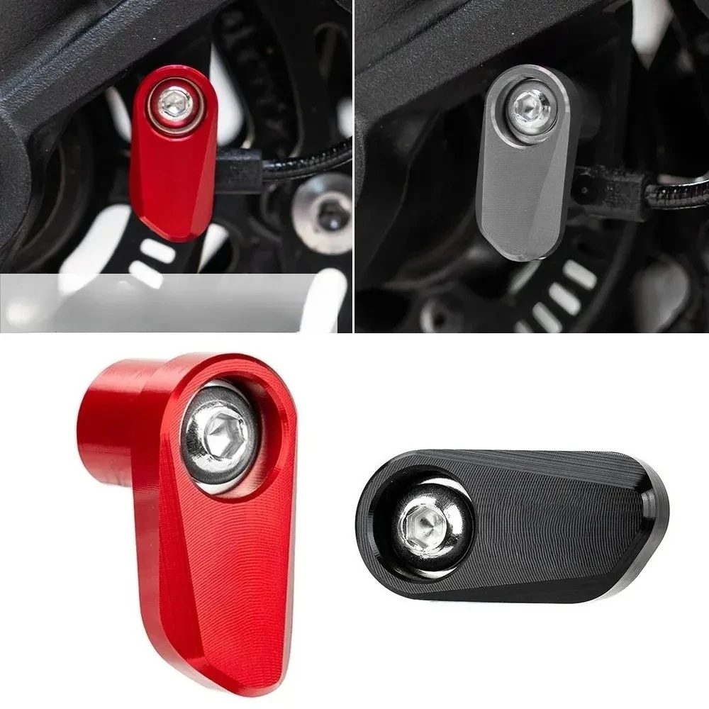 For KTM BMW DUCATI honda Kawasaki Suzuki Yamaha NINJA Motorcycle Accessories Front Rear Wheel ABS Sensor Protection Guard Cover