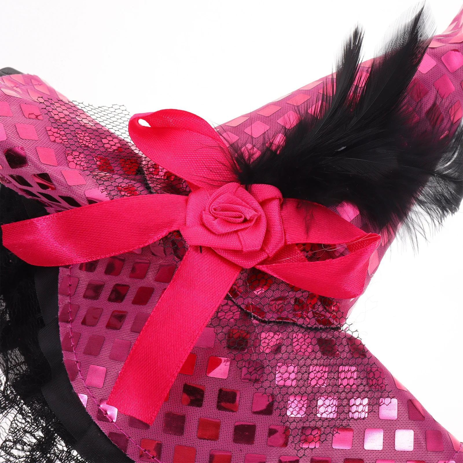 

Halloween Witch Hat Headband Red Party Cap for Children Costume Dress Up Performance Children Headband Halloween Hat