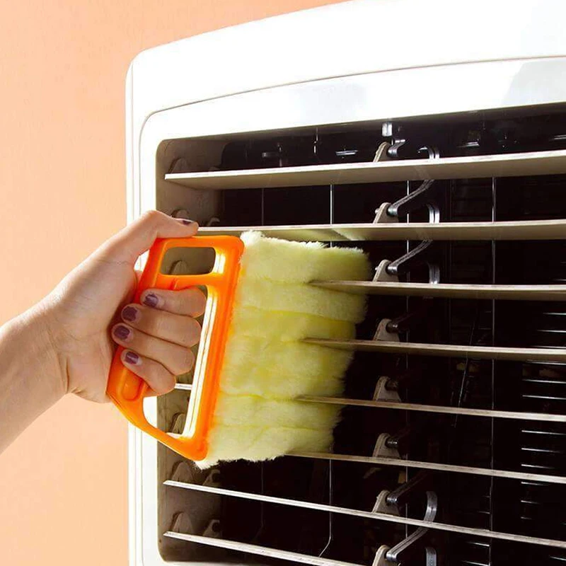 Màn Cửa Mù Bàn Chải Cọ Rửa Làm Sạch Không Khí Lưỡi Dao Bàn Chải Sợi Nhỏ Có Thể Giặt Bàn Chải Dành Cho Hộ Gia Đình Dụng Cụ Vệ Sinh Для Кухни