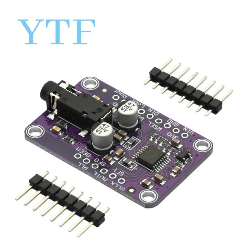 DAC Module 1334 UDA1334A I2S DAC Audio Stereo Decoder Module Board For Arduino 3.3V - 5V