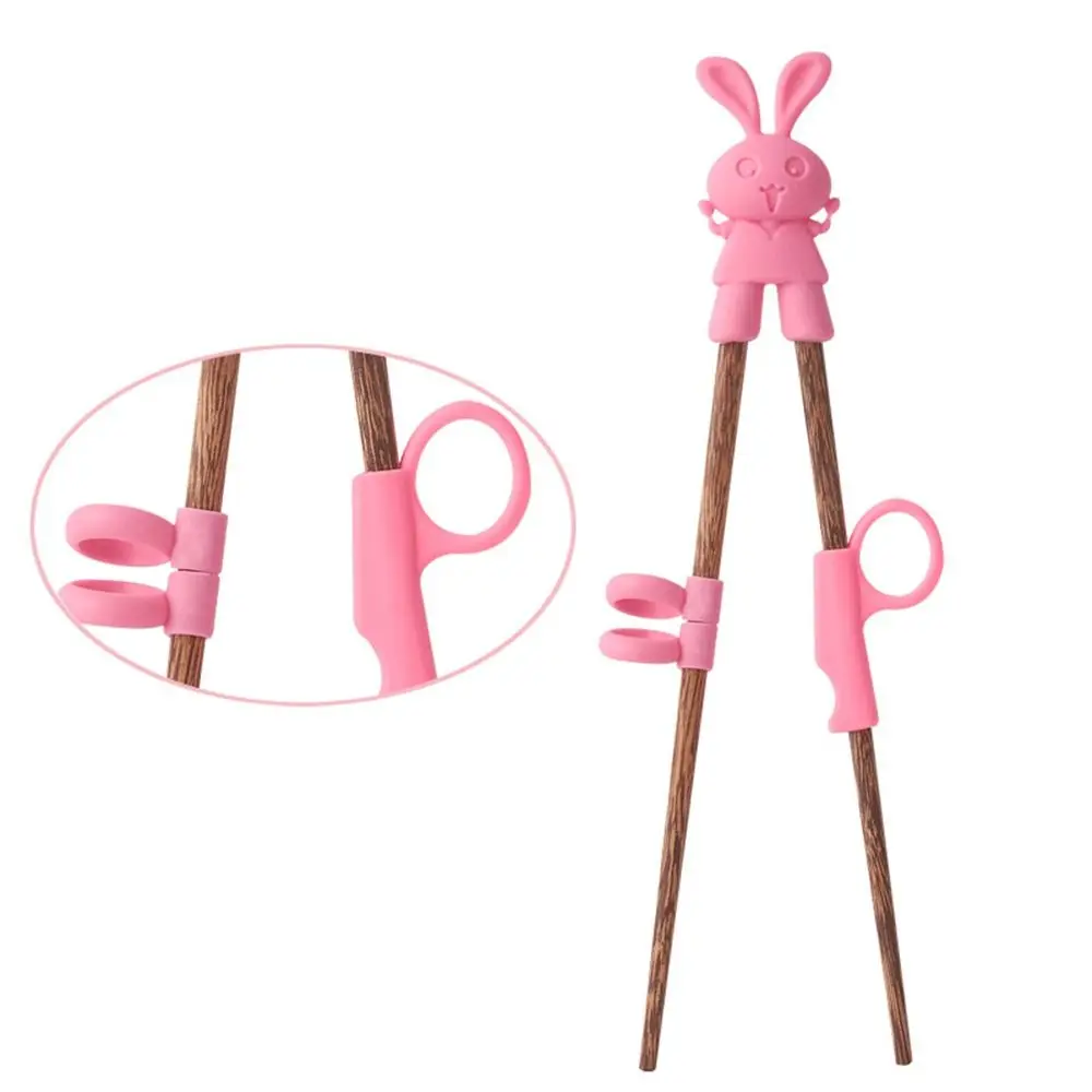 Silicone Kids Holding Chopsticks Correcting Ring Kitchen Tableware Finger Sets Eating Practice Chopsticks Accessories - Image 5