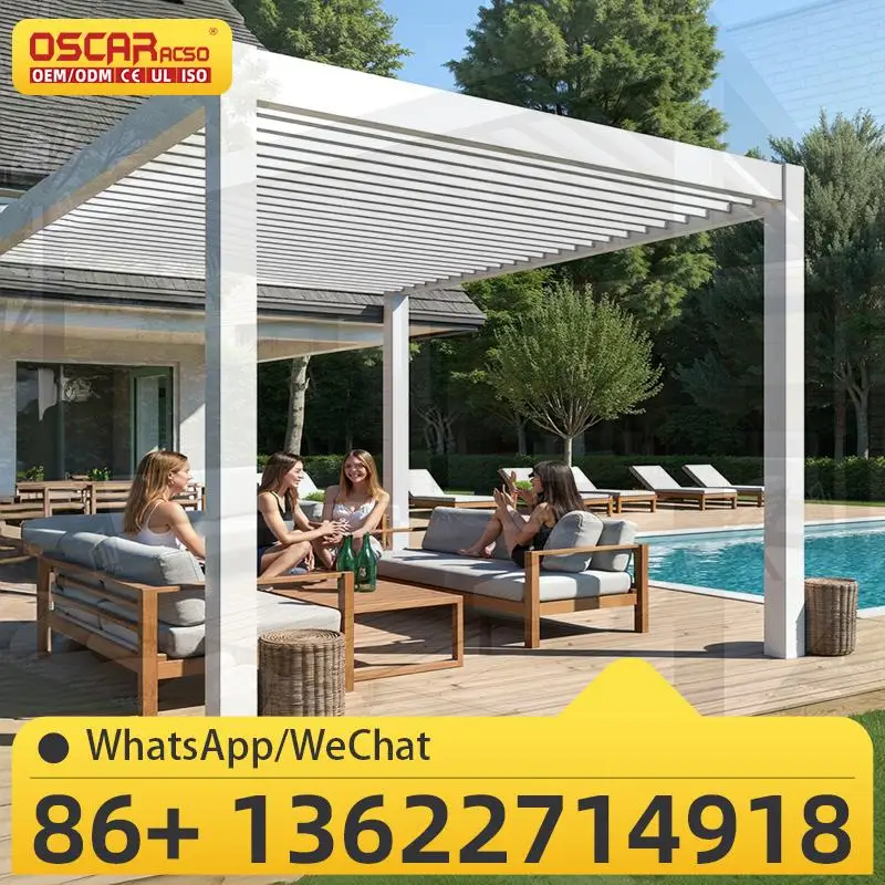 

Folding Waterproof Aluminium Outdoor Arches for Trees and Gazebos in Gardens Patios and Backyards pergola