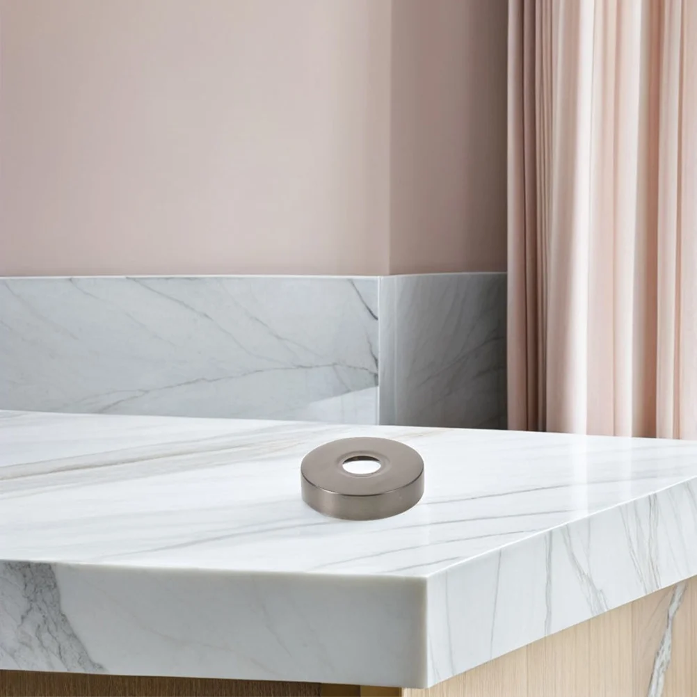 

2pcs Shower Flange Cover Plate Extended Durable Waterproof For Bathtub Hair Washing Easy Install Gap Covering Plumbing Decor