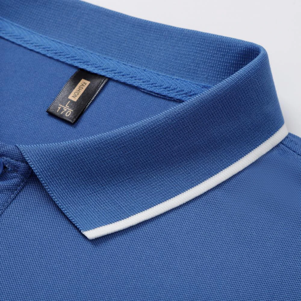 Polo de golf décontracté pour hommes, t-shirt à col, haute qualité, mode professionnelle, 343