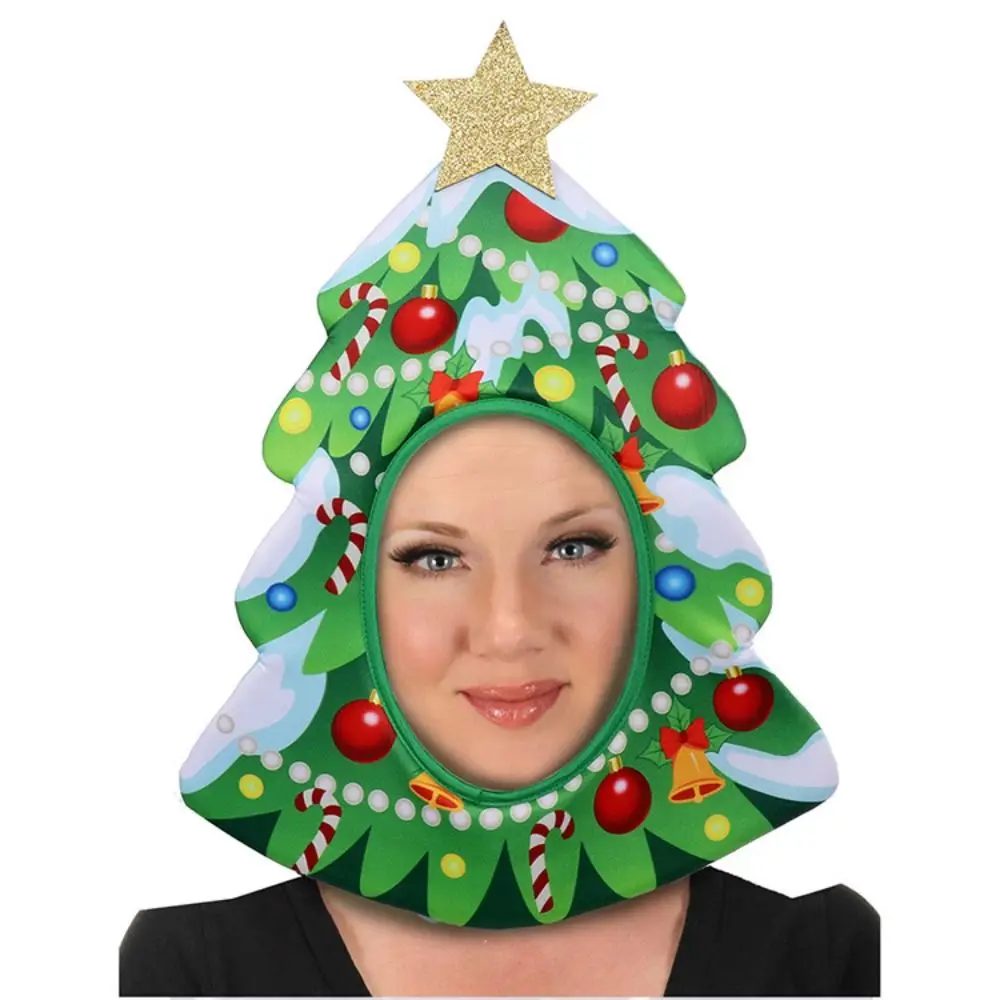 Capucha divertida para hombres, gorro de Cosplay de comida, accesorio de decoración de sombrero de Navidad, regalo de Navidad, juego de rol de Halloween