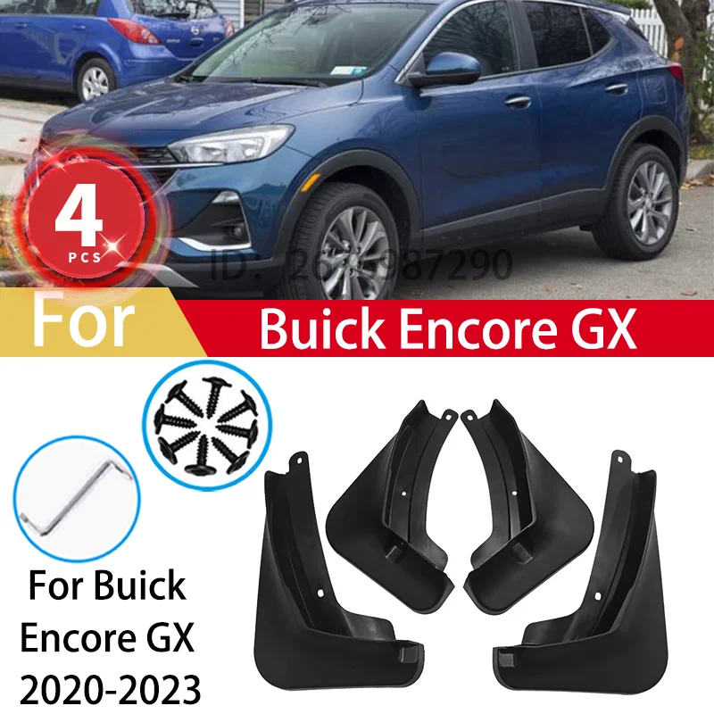 

4pcs Mudguards For Buick Encore GX 2020 2021 2022 2023 Mud Flaps Splash Guards Protector Fender MudFlaps Car Accessories