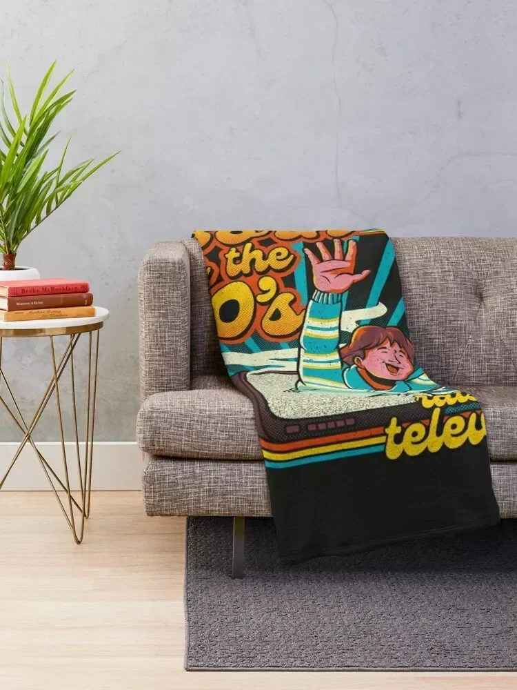 Born In The Eighties by Tobe Fonseca Throw Blanket Summer Large Beautifuls Blankets