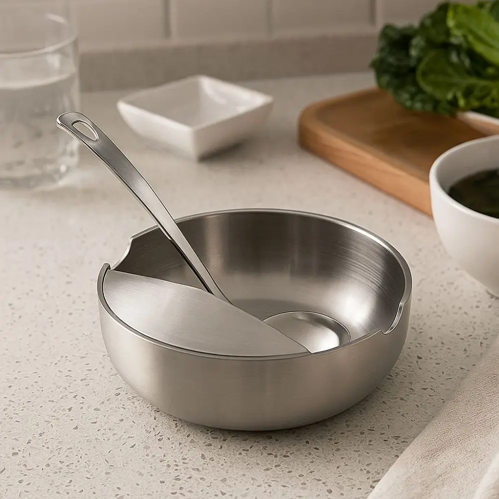 

Heat-Resistant Stainless Steel Spoon Holder Rust-proof Sturdy Colander Storage Rack Practical Drain Rack Serving Spoon Rack