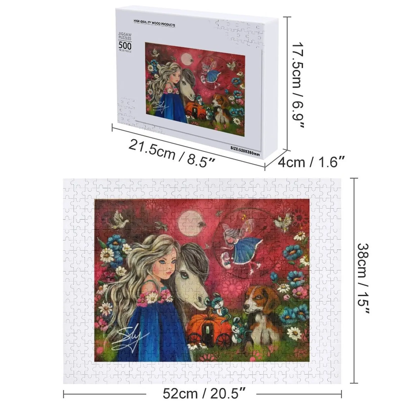 Ella Jigsaw Puzzle Wooden Animal Picture Christmas Gifts Personalized Gift Ideas Puzzle