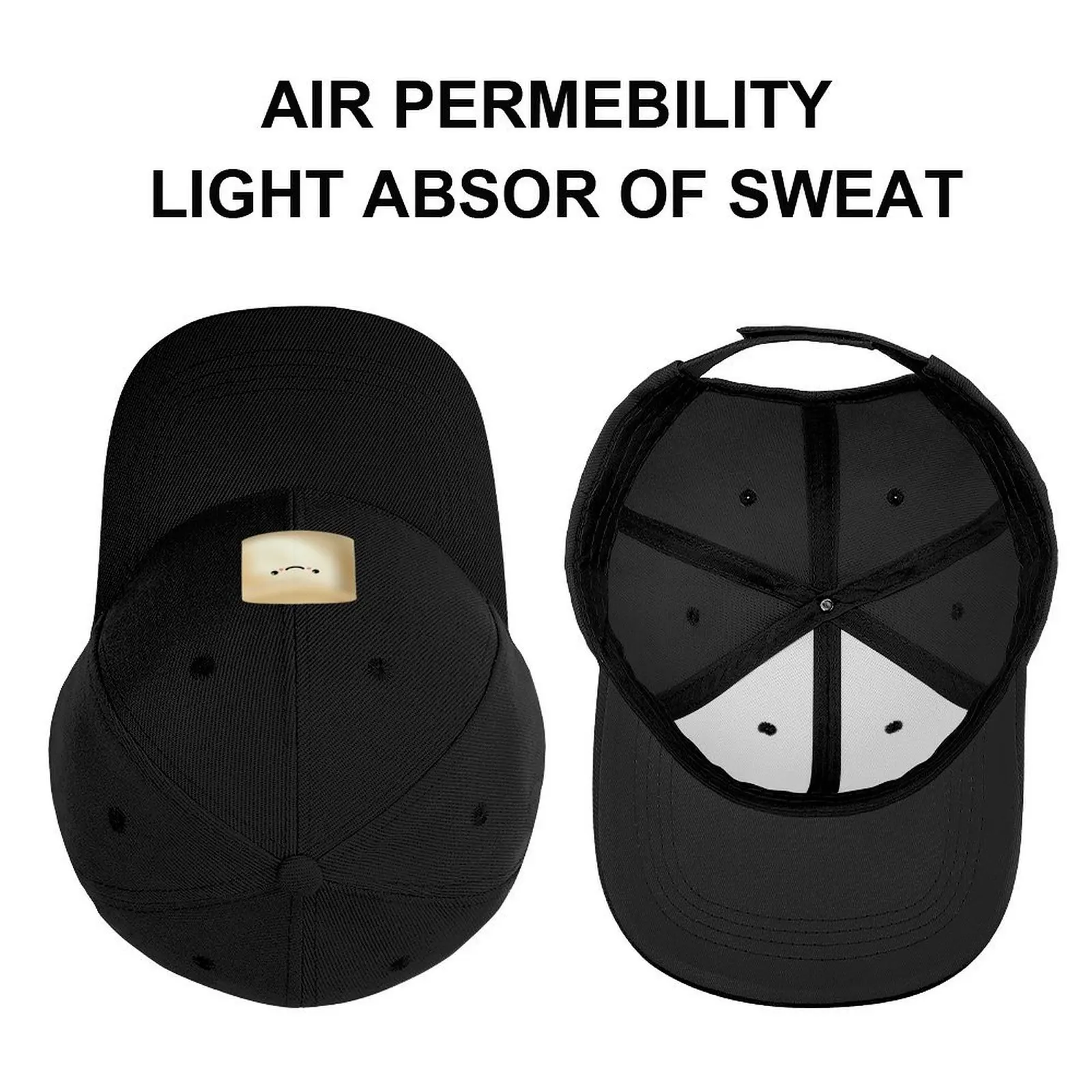 Toasted Marshmallow Friend Baseball Cap Hip Hop derby hat Trucker Cap dad hat Men's Women's image 3