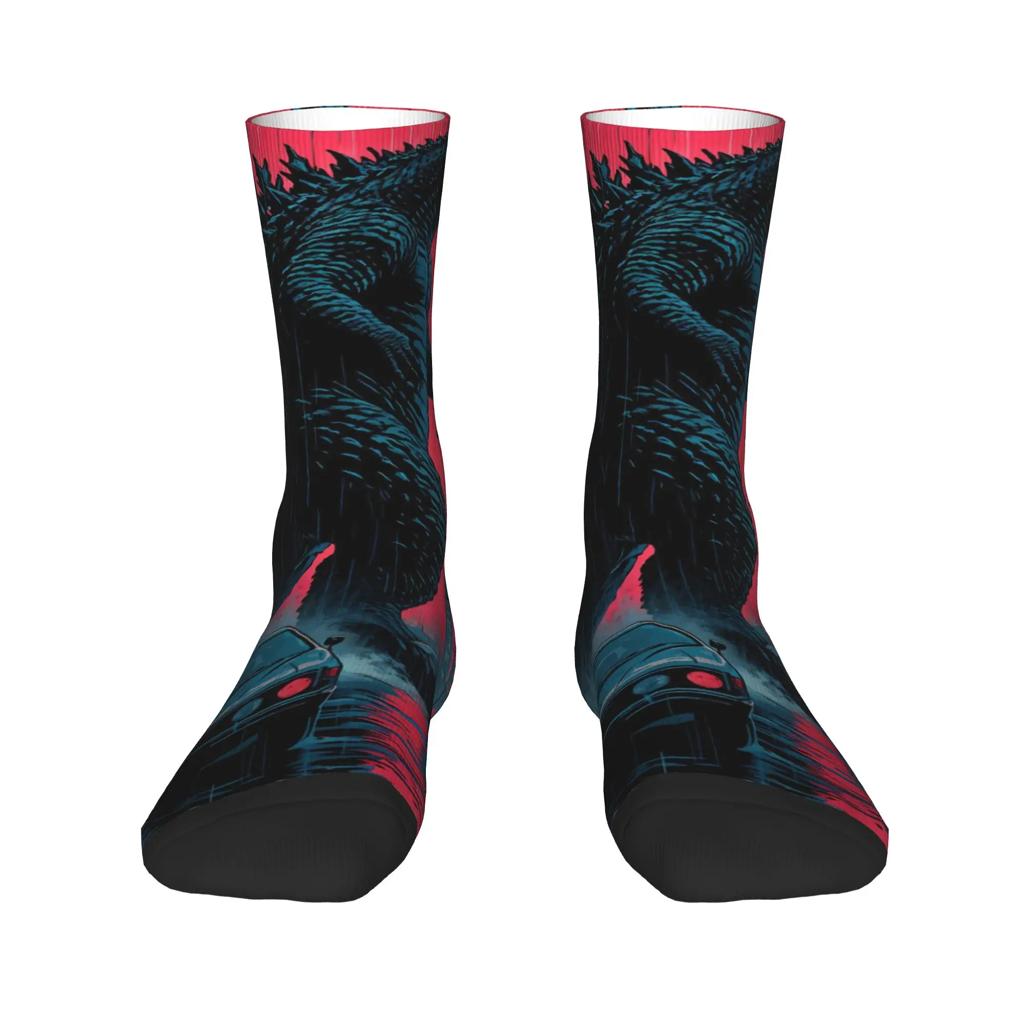 Godzillaed Anime Manga Socks 3D Printing Korean Stockings Winter Anti Sweat Women Men Socks Quality Custom Outdoor Sports Socks