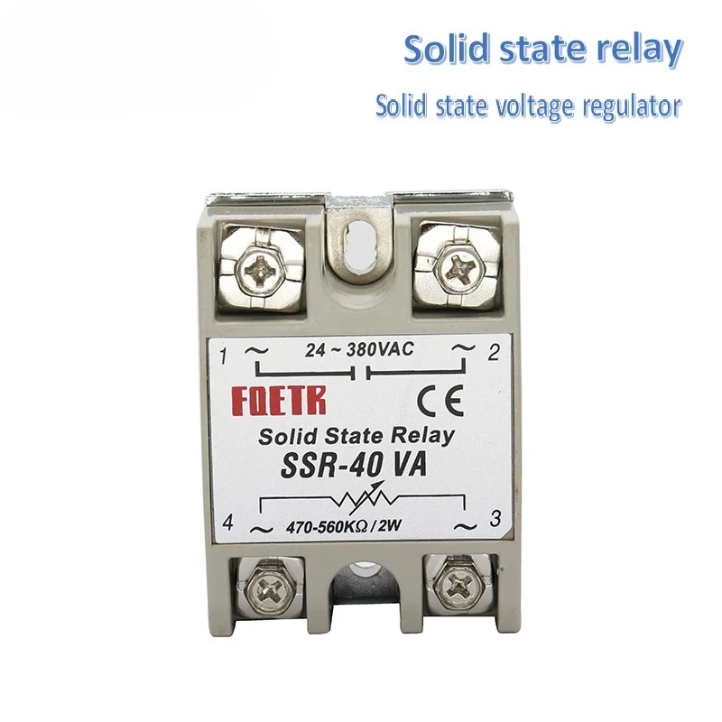 1PCS SSR-10VA SSR-25VA SSR-40VA Small Single Phase SSR Solid State Voltage Regulator Resistive Pressure Regulating Relay