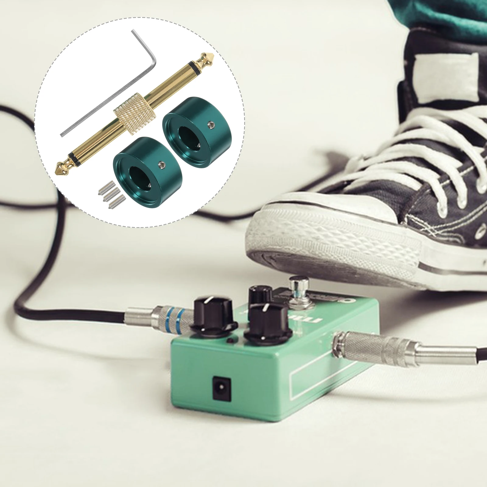 

Top Hat Effect Device Accessories Set Guitar Pedal Board Metal Button Caps Toppers