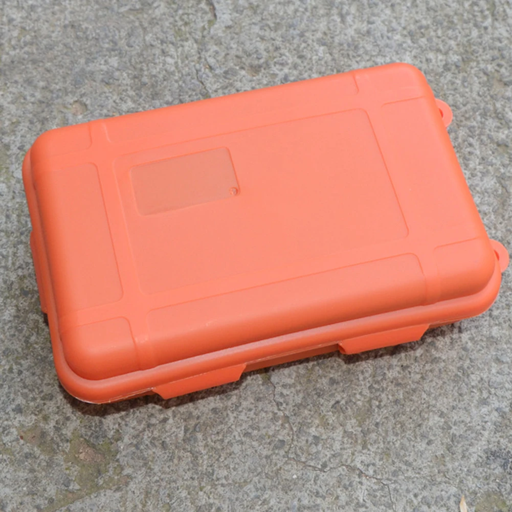 Outdoor Survival Box Container Portable Travel Storage Box Waterproof Shockproof Dustproof for Camping Hiking Boating