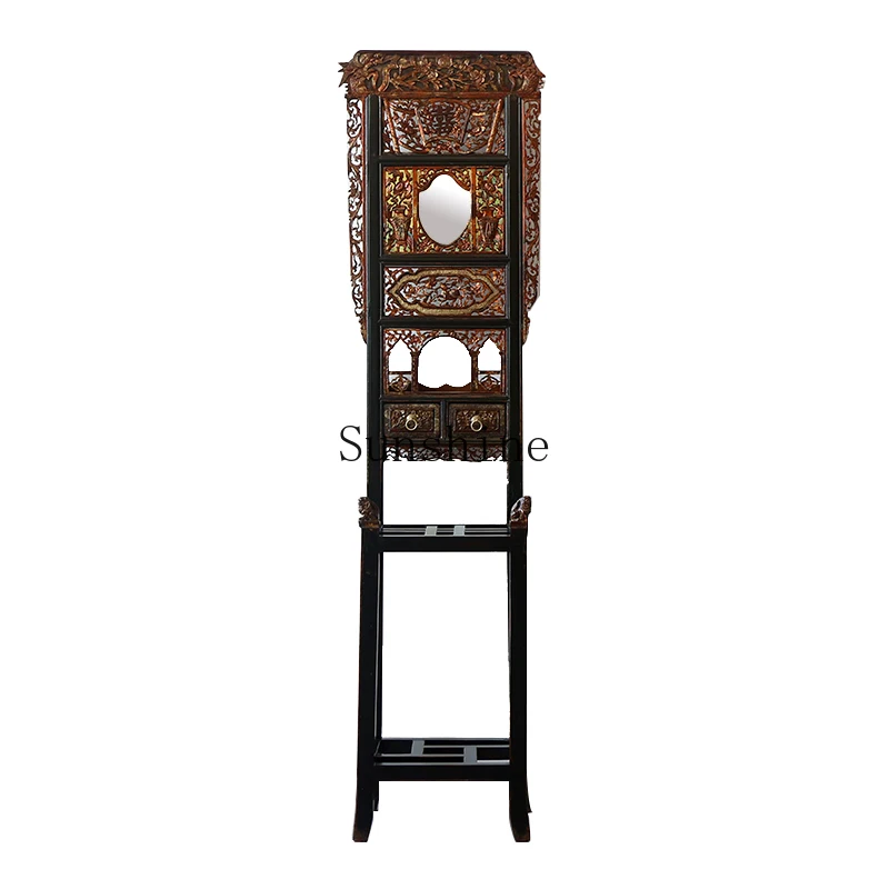 

Qing Dynasty old furniture basin rack Ming and Qing classical storage Chinese solid wood basin rack