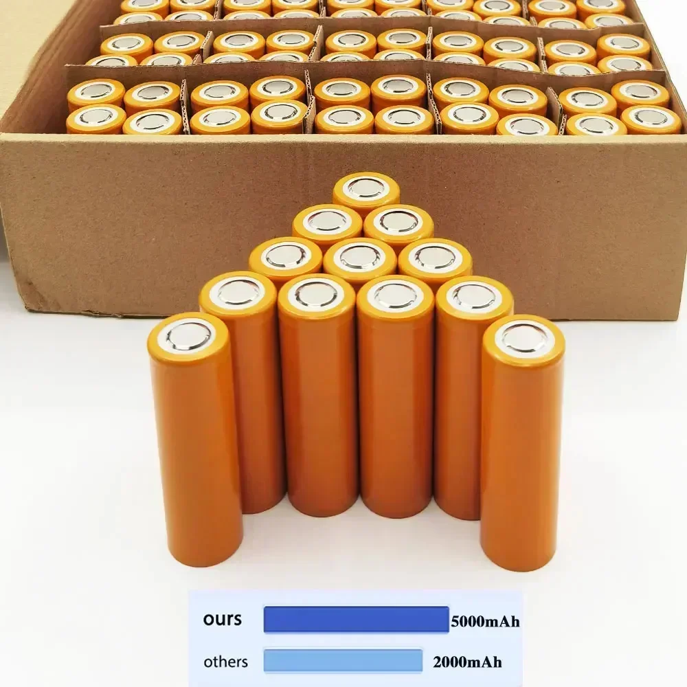 New Original Battery 21700 NCR21700 3.7V 50000mAh 3C 15A Rechargeable Lithium-ion Battery for Electric Vehicles