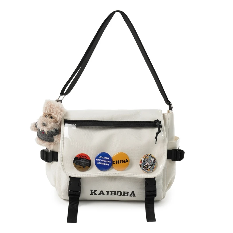 

Вместительная холщовая сумка через плечо для женщин и мужчин, повседневная и простая сумка-мессенджер, модная сумка для студентов колледжей