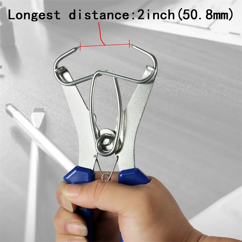1 Set Spring Clip Kit Woodworking Spring Pliers  With 9 Miter Clamp Multifunctional Tools For Wood Decoration Photo Frames