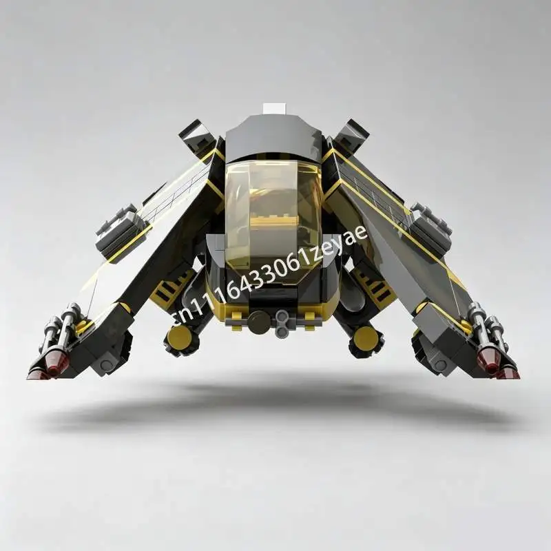 

456PCS Classic Space Vehicle Model Custom Puzzle DIY Creative Assembly Sci-Fi Building Blocks Educational Toy Collectible Gift