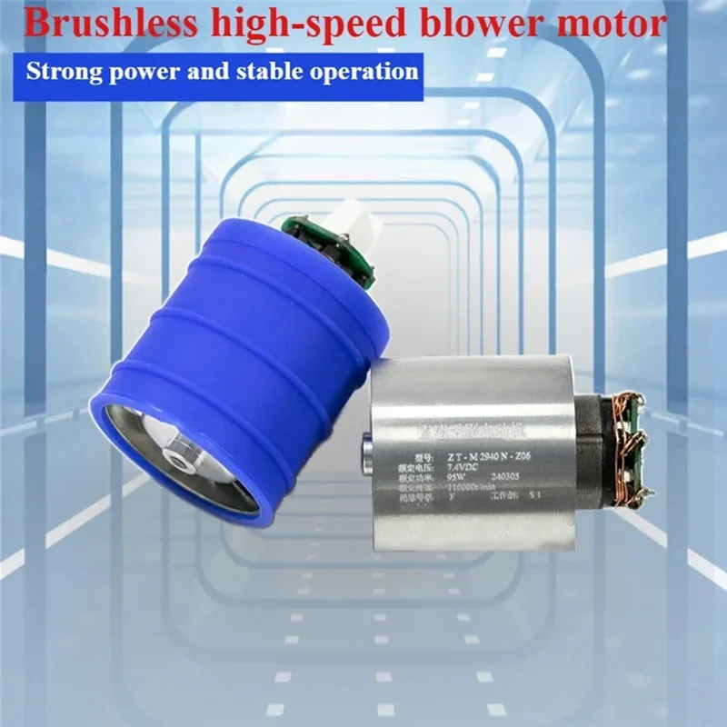 -A89Z محرك عالي السرعة 7.4 فولت تيار مستمر بدون فرش 80، 000 دورة في الدقيقة منفاخ توربو بدون فرش مروحة سرعة الرياح العنيفة #2