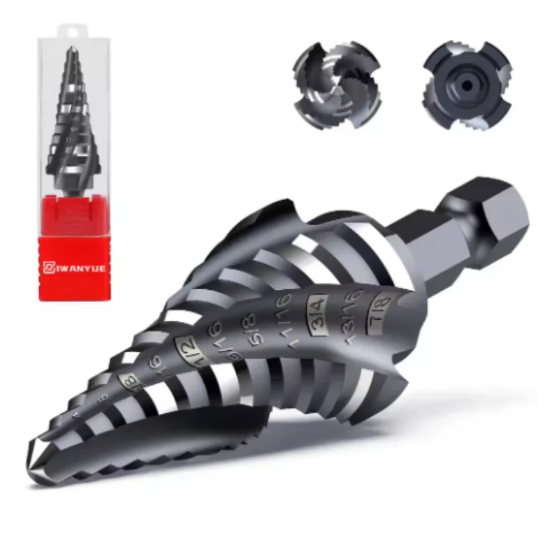 M35 Cobalt HSS Step Drill Bit 3/16