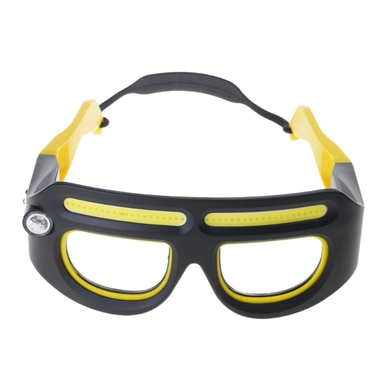 IPX5 Waterproof Adjustable Safety Glasses Headlamp With Motion Activation Touch Control Lighting Y166