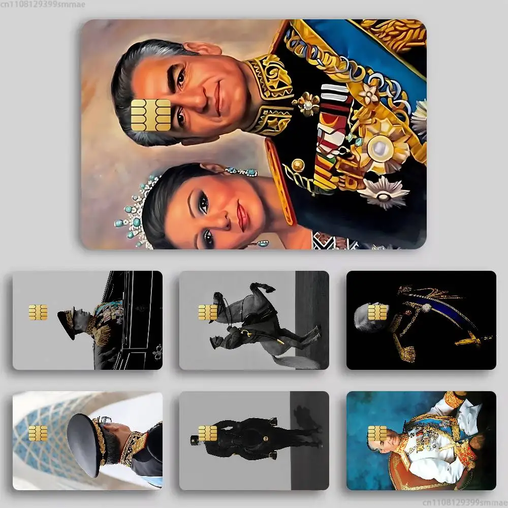 

King Mohammad Reza Shah Pahlavi Iran Card Sticker Diy Decorate Exquisite Bank Card Decals Patch Documents Birthday Gift