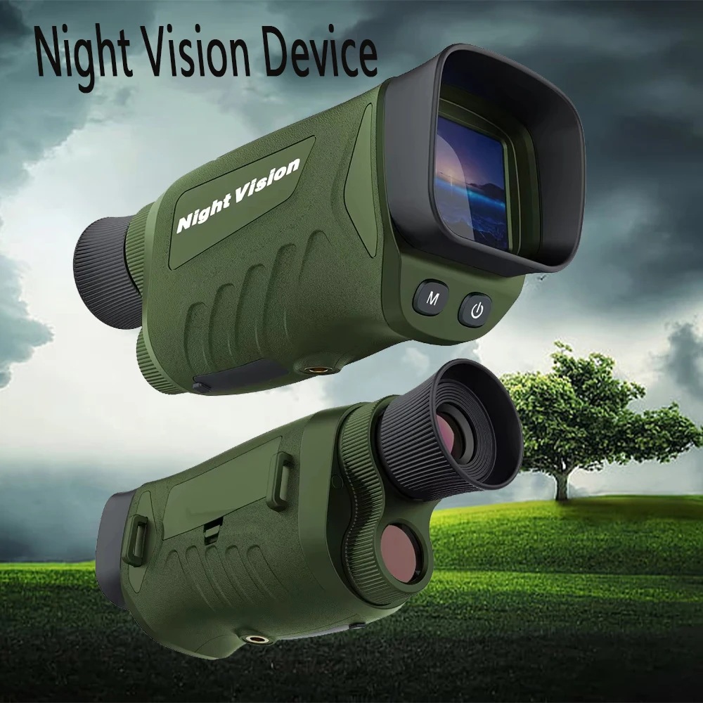 HD Monocular Night Vision Device Telescope DT19 Infrared 6X Digital Light Zoom Hunting Full Darkness Outdoor Exploring and Night