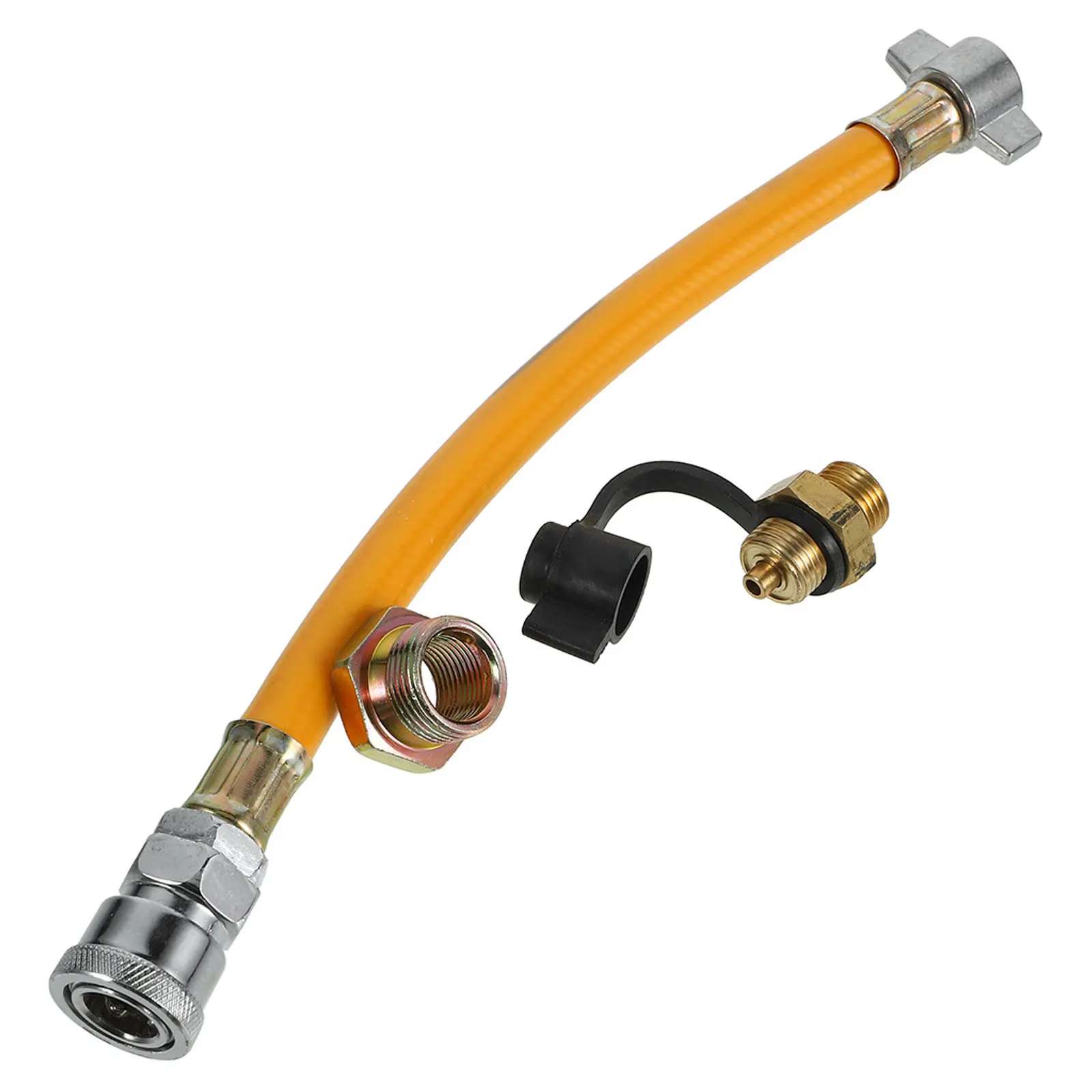 

1Set Air Hose Fittings Kit for Heavy Duty Trucks Trailers Air Storage Inflator Lines Dust Blower Easy Install