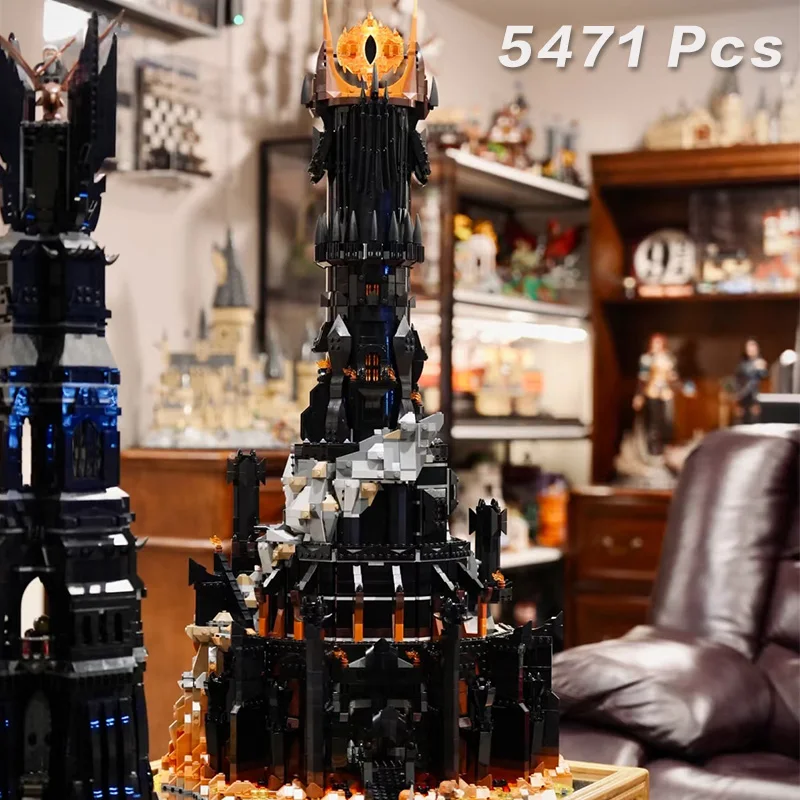 NEW 5471Pcs compatible Black Tower Dark Model Building Blocks 10333 Kit Bricks Creative Toy for Boys Adult Holiday Gifts image 2