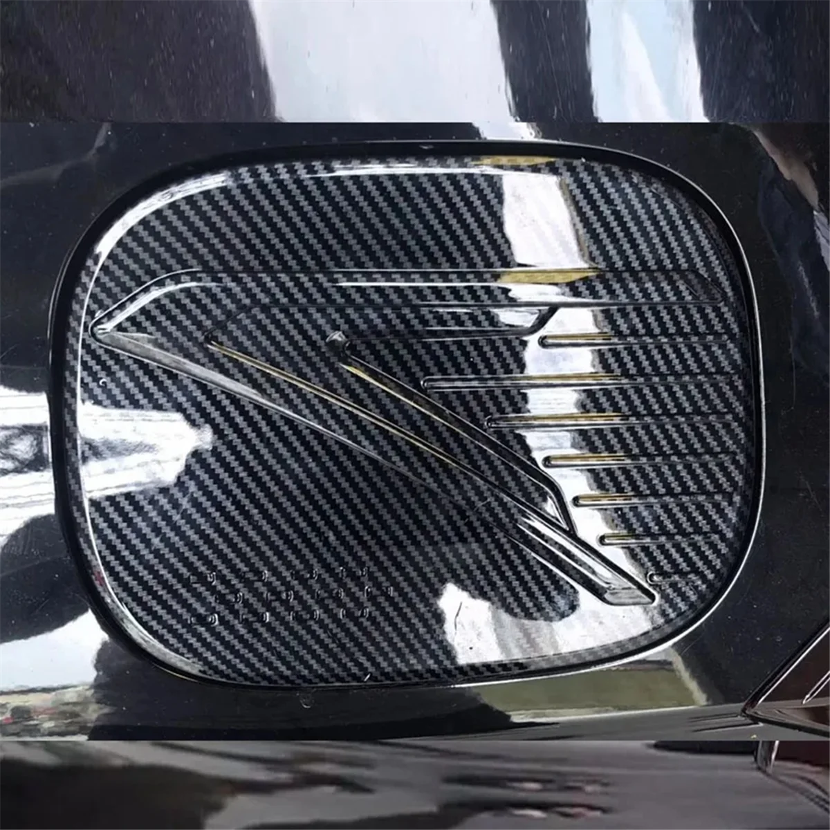 

Fuel Gas Tank Cover Trim for Honda City Hatchback 2021-2023 Accessories Carbon Fiber