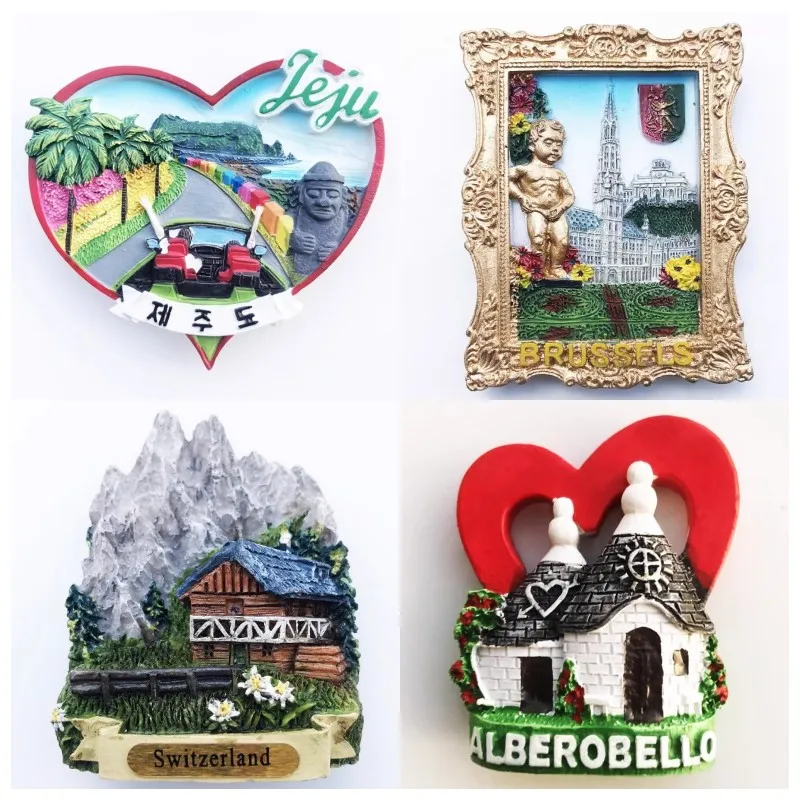 

Various Countries Fridge Stickers USA Bahamas England Italy Travelling Souvenirs Wedding Gifts Message Board Magnetic Stickers